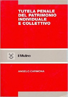 Tutela penale del patrimonio individuale e collettivo Angelo Carmona Il Mulino 1996